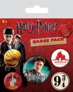 Harry Potter Pin-Back Buttons 5-Pack Gryffindor